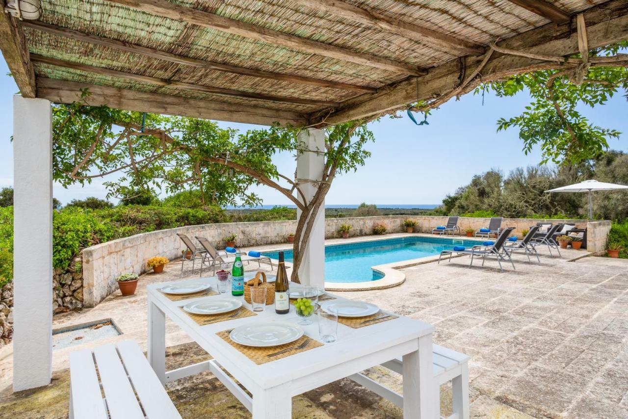 Finca Binicalaf Vell Cala En Porter  Buitenkant foto