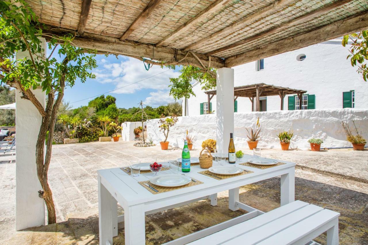Finca Binicalaf Vell Cala En Porter  Buitenkant foto