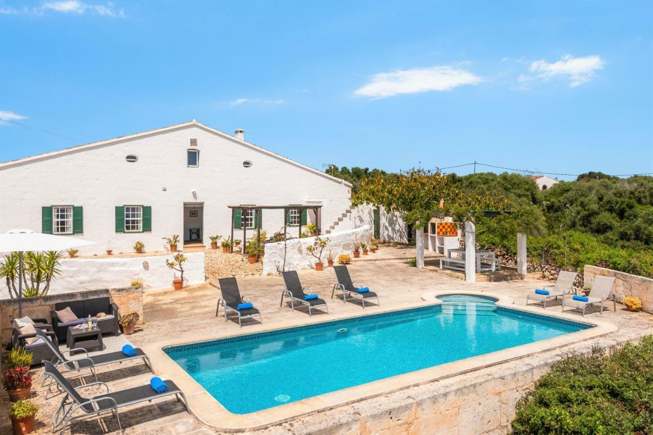 Finca Binicalaf Vell Cala En Porter  Buitenkant foto