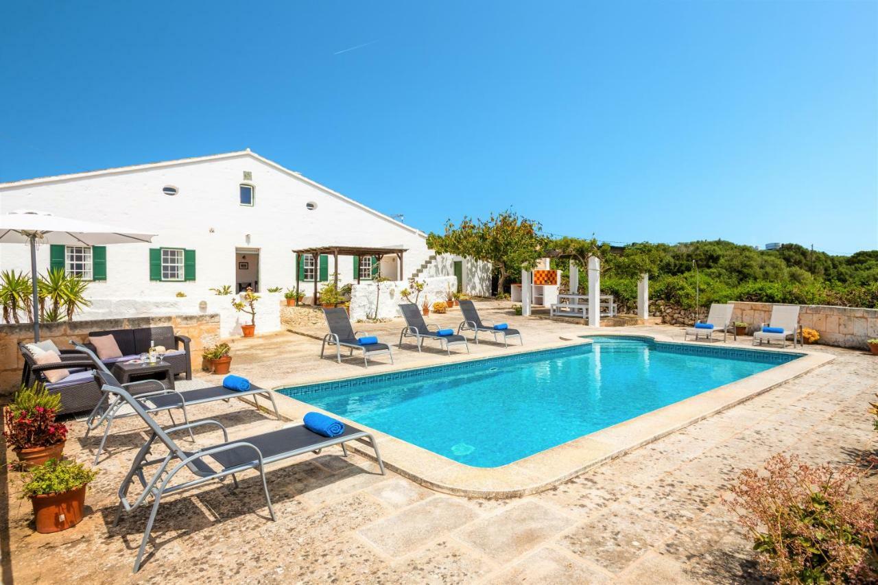 Finca Binicalaf Vell Cala En Porter  Buitenkant foto