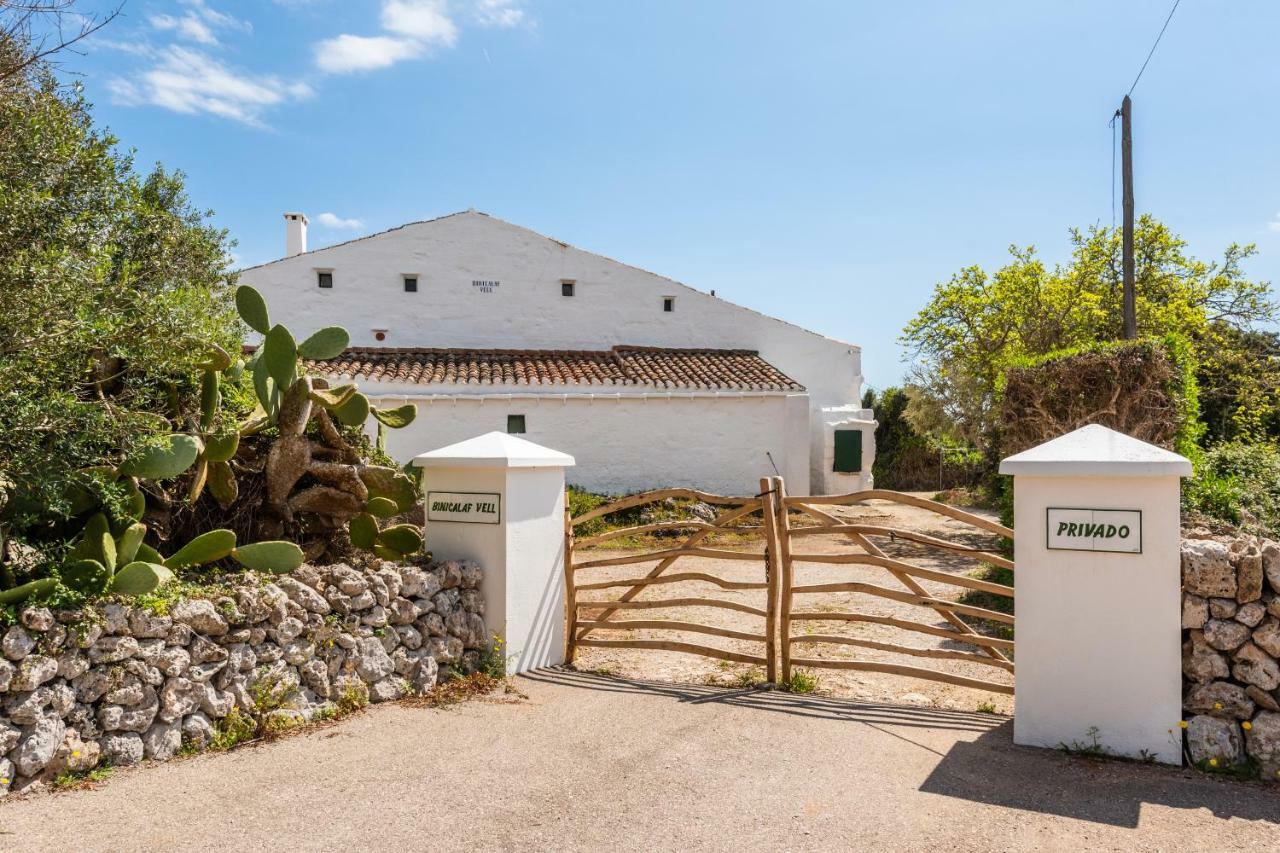 Finca Binicalaf Vell Cala En Porter  Buitenkant foto